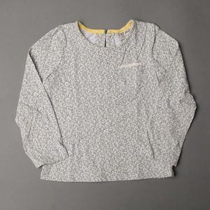 next grey and yellow floral tee with pocket 3-4 yr